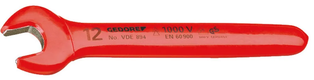 Gedore 6572390 VDE 894 12 VDE Clé à fourche 12 mm