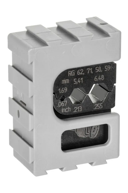 Gedore 1830694 8140-14 Mâchoire de sertissage pour connecteurs coaxiaux RG 58/59/62/71
