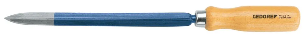 Gedore 8779480 132-200 Grattoir, modèle creux 3-angulaire 200 mm