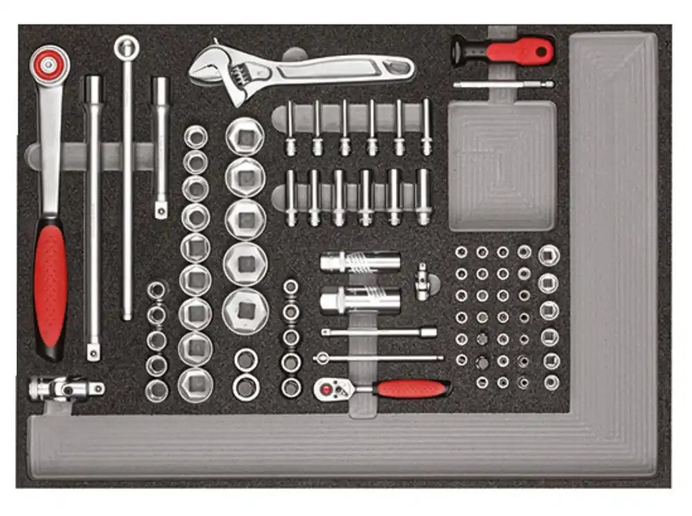 Gedore RED 3301679 R21010004 Jeu d‘outils 3x module CT 129 pièces