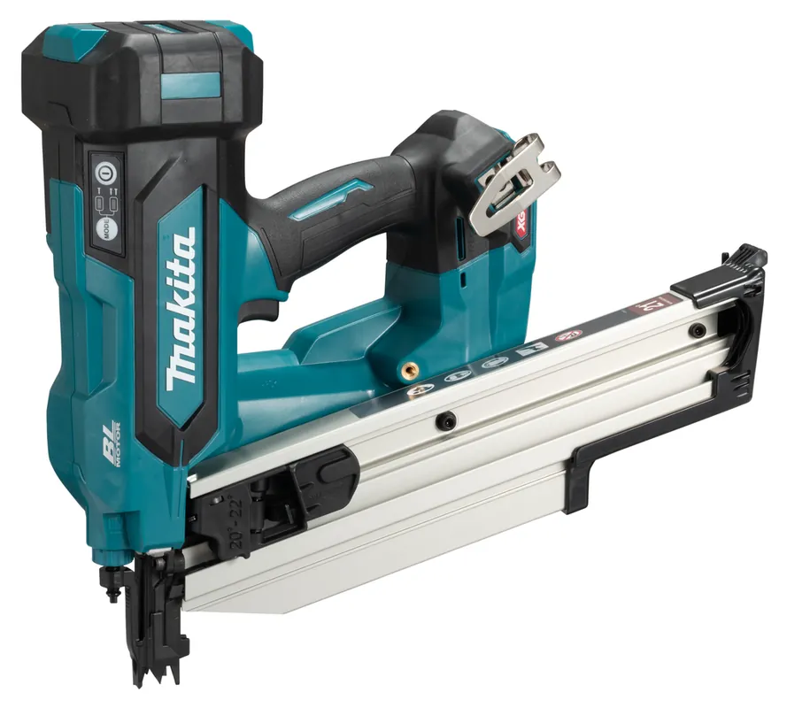 Makita BN002GZ Cloueur de chantier sans fil XGT 40V Max Cloueur à tête ronde sans batterie ni chargeur en mallette