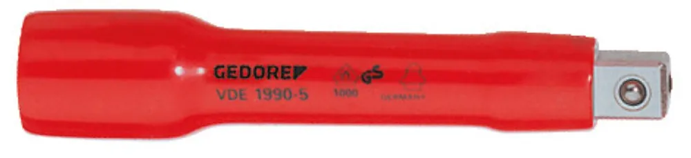 Gedore 6124050 VDE 1990-5 VDE Rallonge 1/2" 125 mm