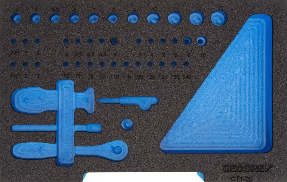 Gedore 2835894 EI-1100 CT1-20 CT module mousse 1/2 pour L-BOXX 136 vide