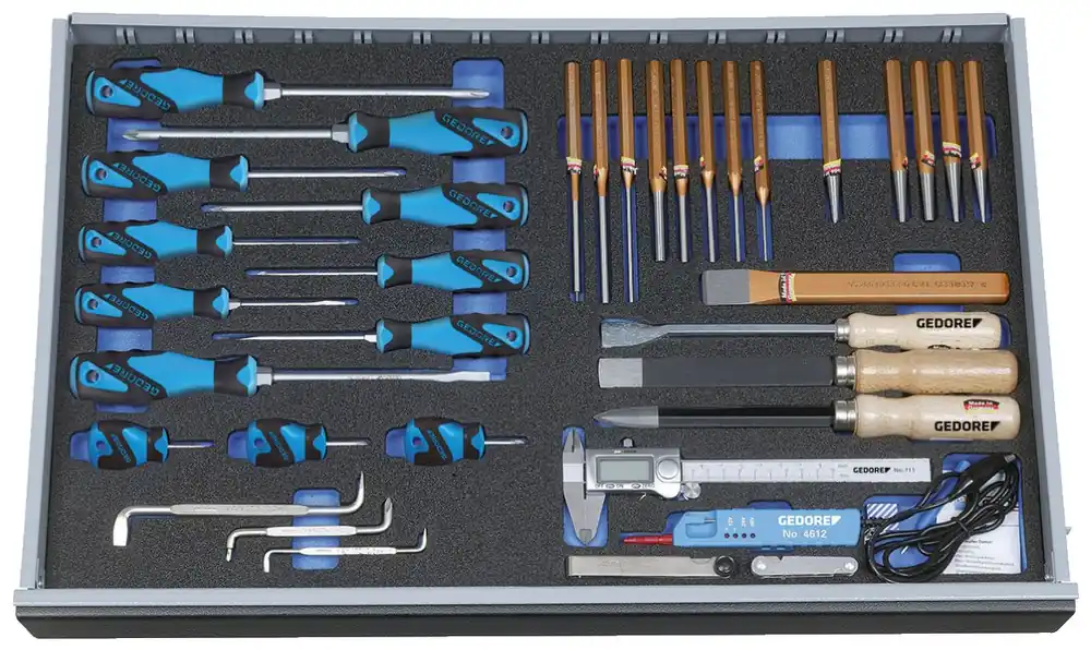 Gedore 2016435 2005 CT4-2160-119 Assortiment d‘outils dans le module 4/4 CT 36 pièces