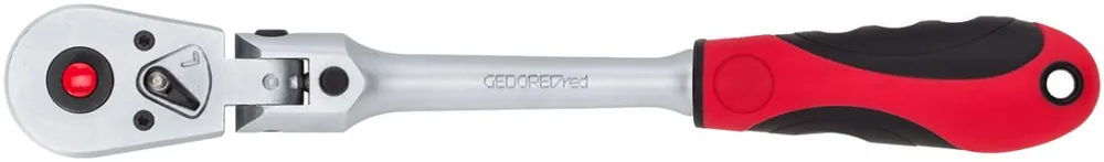 Gedore RED 3300409 R60120027 2C-Omschk. cliquet 1/2" avec genouillère L 292 mm, angle de retour 5°.