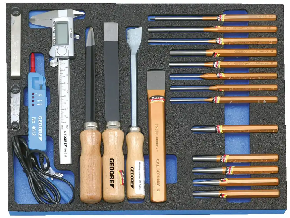 Gedore 2016338 2005 CT2-119 Assortiment d‘outils dans le module 2/4 CT 21 pièces