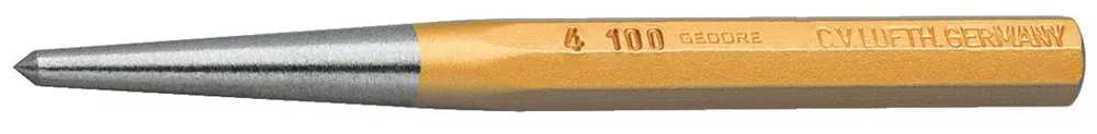 Gedore 8721480 100-16 Poinçon de centrage 8 faces 150x16x8 mm