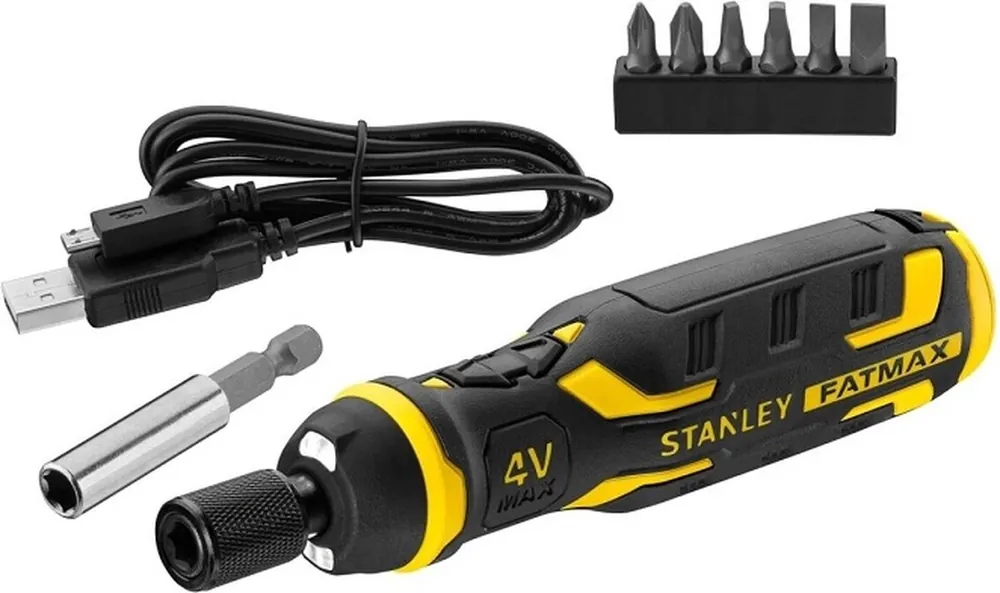 Stanley FMHT66719-0 Tournevis FATMAX 4V Power Assist Accu 1x batterie 3.6V 1.5Ah et chargeur USB